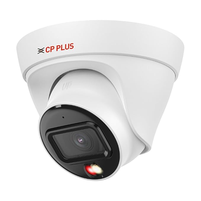 Click to see full view CP Plus 4MP Full HD IP Indoor Dome Camera | STQC Model | CP-UNC-DA41L3C-D-LQ | Built-in Mic | Color Night Vision | IR Night Vision | 3.6mm Fixed Lens | PoE | Compatible with NVR only